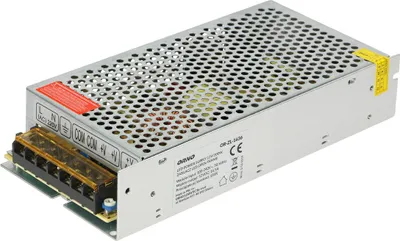 Immagine prodotto di Alimentatore ORNO 12V a telaio aperto con protezione da sovraccarico e cortocircuito (120W)