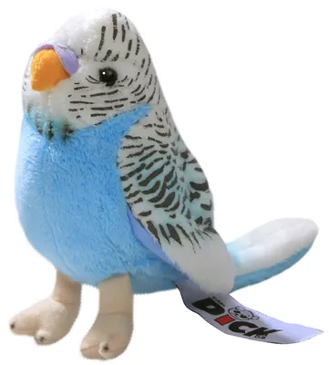Image de Carl Dick Perruche oiseau bleu foncé, env. 13cm 2823005 Doudou, peluche, animal en tissu
