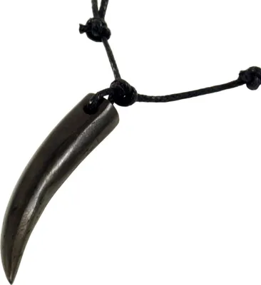 Produktbild von Ethno Hornschmuck Kette, Peace Surferkette - Zahn, Braun, Holz,Muschelscheiben, 4*0,5 cm, Ketten & Modeschmuck für den Hals
