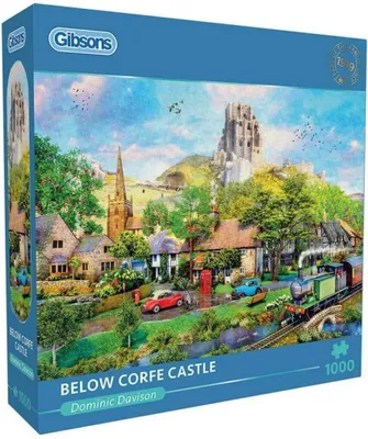 Produktbild von GIBSONS Puzzle Unter dem Schloss von Corfe 1000 dlks