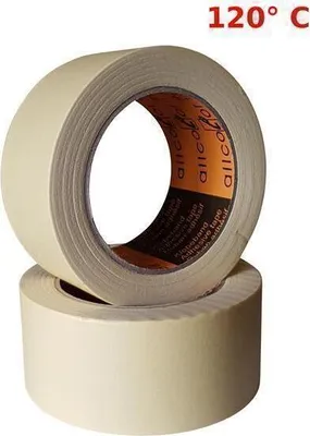 Produktbild von Profi Feinkrepp Klebeband 50mm x 50m Beige für Maler & Lackierer 24 Rollen Karton Hitzebeständig Reissfest