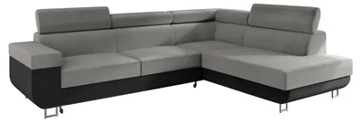 Produktbild von MIRJAN24 Ecksofa Fonti, Eckcouch mit Schlaffunktion und Bettkasten, L-Form Sofa vom Hersteller (Polo 897 + Polo 894, Seite: Rechts)