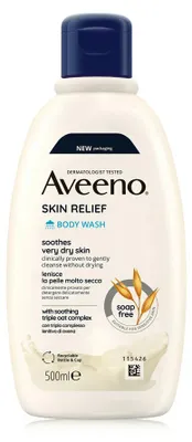 Image de Gel douche hydratant sans parfum Skin Relief (Body Wash) 500 ml