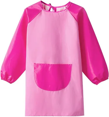 Imagen del producto de 1 delantal de pintura para niños, chaqueta de pintura para niños de 5 a 12 años, chaqueta de pintura impermeable, delantal de manualidades ajustable, ideal para manualidades