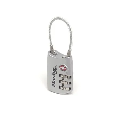 Produktbild von Master Lock 4688EURD TSA Zahlenschloss, Zufällige Farbe, 8,2 x 3 x 1,4 cm