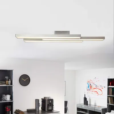 Produktbild von Brilliant LED Smart Deckenleuchte Sword Eisen 3 x 14W 3600lm RGBW 2700-6200K dimmbar Wiz-App Google Alexa