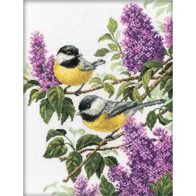 Immagine prodotto di RTO Set per punto croce "Charming lilac" M227, schema contato, 29x38 cm