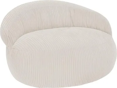Produktbild von Sitzsack XXL mit abnehmbarem Cordbezug BANANAIR 110x100 cm beige