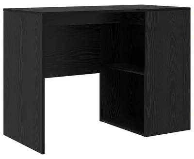 Produktbild von Schreibtisch mit Regal in Schwarz Eichenoptik 102 x 50 x 75 cm
