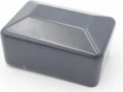 Produktbild von LogistSystem - 10x Zaunpfahlkappe für Außenmaß 18x 30 mm - Zaunkappen - Grau - Pfostenkappe Pyramide Rechteckig - Zaunpfostenkappen - Zaunabdeckung - Pfahl Deckel - Rohrkappen aus Kunststoff