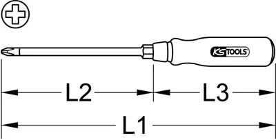 Produktbild von KS TOOLS Schraubendreher Steckschlüssel Schraubendreher 300.1011