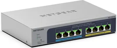 Obrázek produktu pro NETGEAR MS108TUP, Nespravované, L2, 2.5G Ethernet (100/1000/2500), Podpora napájení po Ethernetu (PoE)