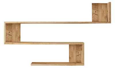 Immagine prodotto di Mensola da parete in legno "Wlad" - 120 x 14 x 71 cm - Marrone