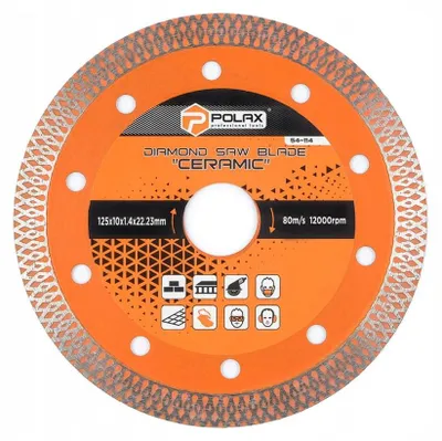 Produktbild von Polax Diamanttrennscheibe Ceramic 125mm 54-114 präzise Schnitte