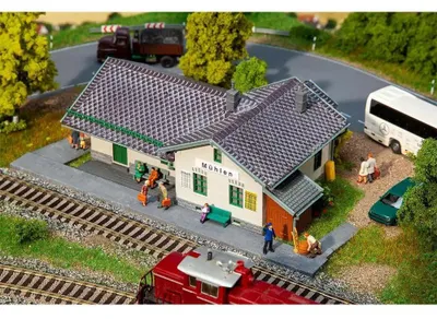 Produktbild von Faller 110150 H0 Bausatz Bahnhof Mühlen 1:87