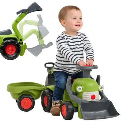 Produktbild von Falk Claas Aufsitztraktor mit Anhängerlader und Schaufel