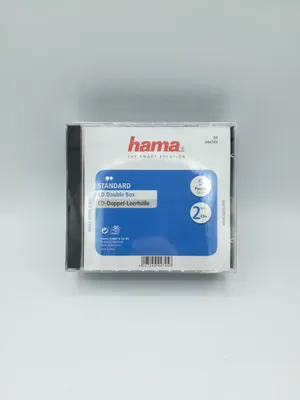 Image de 1x5 Hama Pochette vide double CD 44745