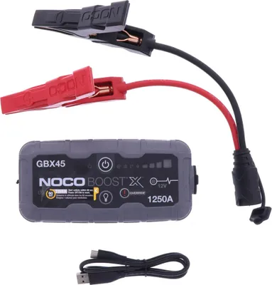 Zdjęcie produktu dla Noco GBX45 - 1250 A - Schwarz - Grau - Litowo-jonowy (Li-Ion) - 31 Wh - IP65 - SOS-Modus