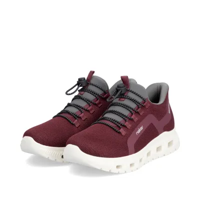 Obrázek produktu pro Rieker dámské slip-on tenisky READY 2GO tmavě červená textilní velikost: 40