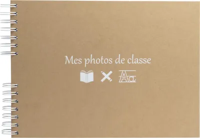 Produktbild von Exacompta Fotoalbum +Spiralbindung für Klassenfotos 50 weiße Seiten Kraft 16029E