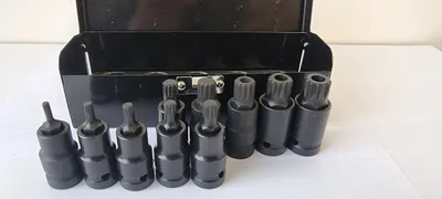 Produktbild von Stahlkaiser Vielzahn Kraft Steckschlüsselsatz M4-M18 1/2" 10 tlg.