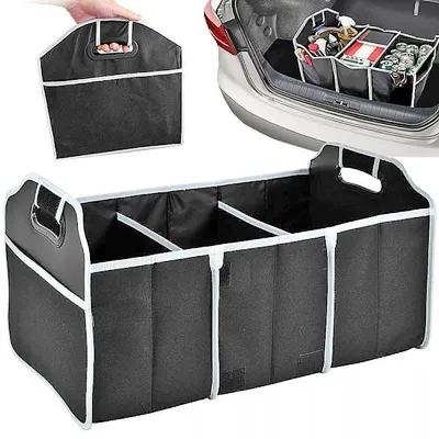 Produktbild von Autoaufbewahrung/faltbare Aufbewahrungsbox – 50 x 32,5 x 32,5 cm – Aufbewahrungsbox aus Vliesstoff