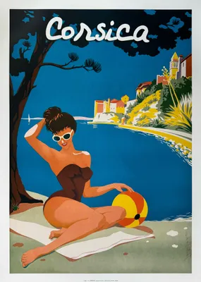 Productafbeelding van CORSIKA - Corsica - Pin-up - Affiche/Poster - 50x70 cm