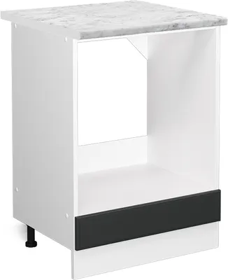 Produktbild von Herdumbauschrank Vicco R-Line Anthrazit Landhaus 60 cm , AP Marmor, Model 46008