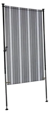 Balkon Sichtschutz 120 cm, grau, Design Nr. 2800