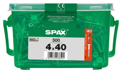 Produktbild von Spax Universalschrauben 4.0 x 40 mm TX 30 - 500 Stk.