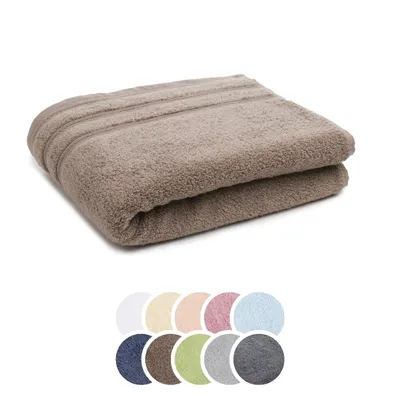 Produktbild von liebling Duschtuch  Baumwolle Zero Twist, Serie Lille, 600 gr. / m², 70 x 140 cm, 60 Grad, ultra weich, saugstark, taupe