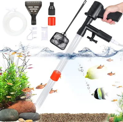 Produktbild von Aquarium Wasserwechsler Mulmabsauger, einstellbarer Schlauchhalter, für Sandfilter, 1 Set, Aquarienzubehör