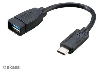 Zdjęcie produktu dla Akasa 15 cm USB 3.1 A/C, 0,15 m, USB A, USB C, USB 3.2 Gen 2 (3.1 Gen 2), Męska/Żeńska, Czarny