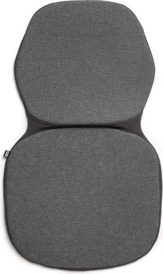 Produktbild von Sedus se spot Wechselpolster Sitz Lehne Stoff Step mittelgrau 820 mm