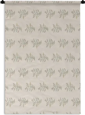 Produktbild von MuchoWow® Wandteppich Wandbehang Vintage - Muster - Pastell 90x135 cm Tapisserie Dekoration Wandtuch - Baumwolle - Wandskulptur