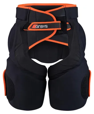 Produktbild von Grays Hockey Torwartshort Elite Padded schwarz orange Größe M