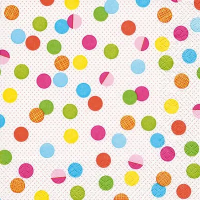 Produktbild von 20 kleine Cocktailservietten Party Dots - Party-Punkte 25x25cm