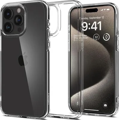 Produktbild von Spigen ACS06565, Cover, Apple, iPhone 15 Pro Max, 17 cm (6.7"), Transparent