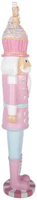 Produktbild von Clayre & Eef 5PR0215 Nussknacker LED Rosa Blau 66 cm