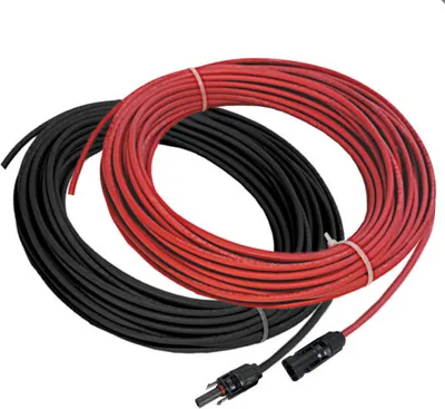 Obrázek produktu pro Sada 2 solárních kabelů o délce 10 m a průřezu 6 mm² s konektory