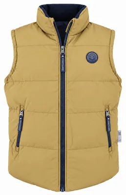 Produktbild von Coastguard Herren Steppweste mit Stehkragen - Weste Camel, Größe M
