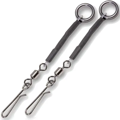 Produktbild von Black Cat Breaking Line Connector - 2 Wallerwirbel für Reißleinen