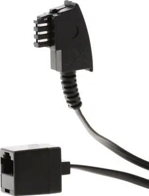 Immagine prodotto di Adattatore Helos TAE F Stecker / 8P4C Buchse RJ45