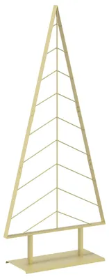 Obrázok produktu pre vidaXL Kovový vianočný stromček s podstavcom KUOPIO, 180 cm, oceľ, zlatá farba