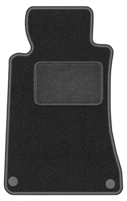 Produktbild von Fahrermatte Velours für Mercedes CLK W209 1997-2009 (Coupé) – 1-tlg, Graphit, passgenau – Wielganizator LUX