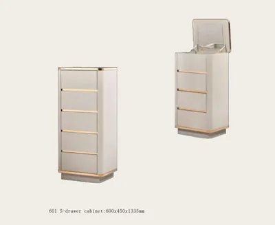Produktbild von Kommode Sideboard Kommoden Sideboards 5 Schubladen Hochschrank Schrank Schränke