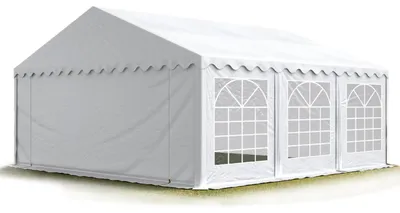 Immagine prodotto di TOOLPORT Tendone per feste 5x6 m PVC bianco 100% impermeabile Tendone da esterno Tenda party