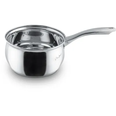 Obrázok produktu pre LAMART LT1169 Rajnica s priemerom 18 cm, riad vyrobený z prvotriednej nehrdzavejúcej ocele, silné sendvičové dno, nerez, strieborná, 2,8L  Ø 18 cm; výška 10,5 cm