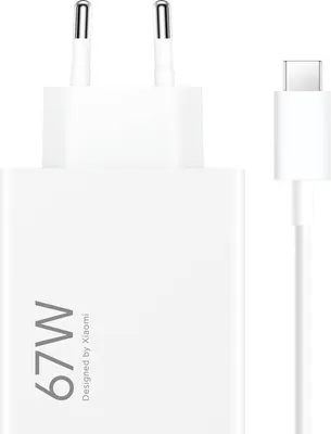 Zdjęcie produktu dla Oryginalna ładowarka Xiaomi HyperCharge Combo 67 W typu A z zasilaczem i kablem USB-C 6 A o długości 1 metra