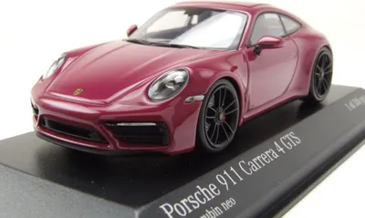 Produktbild von Minichamps 410063002 Porsche 911 992 Carrera 4 GTS 2019 rubystar 1:43